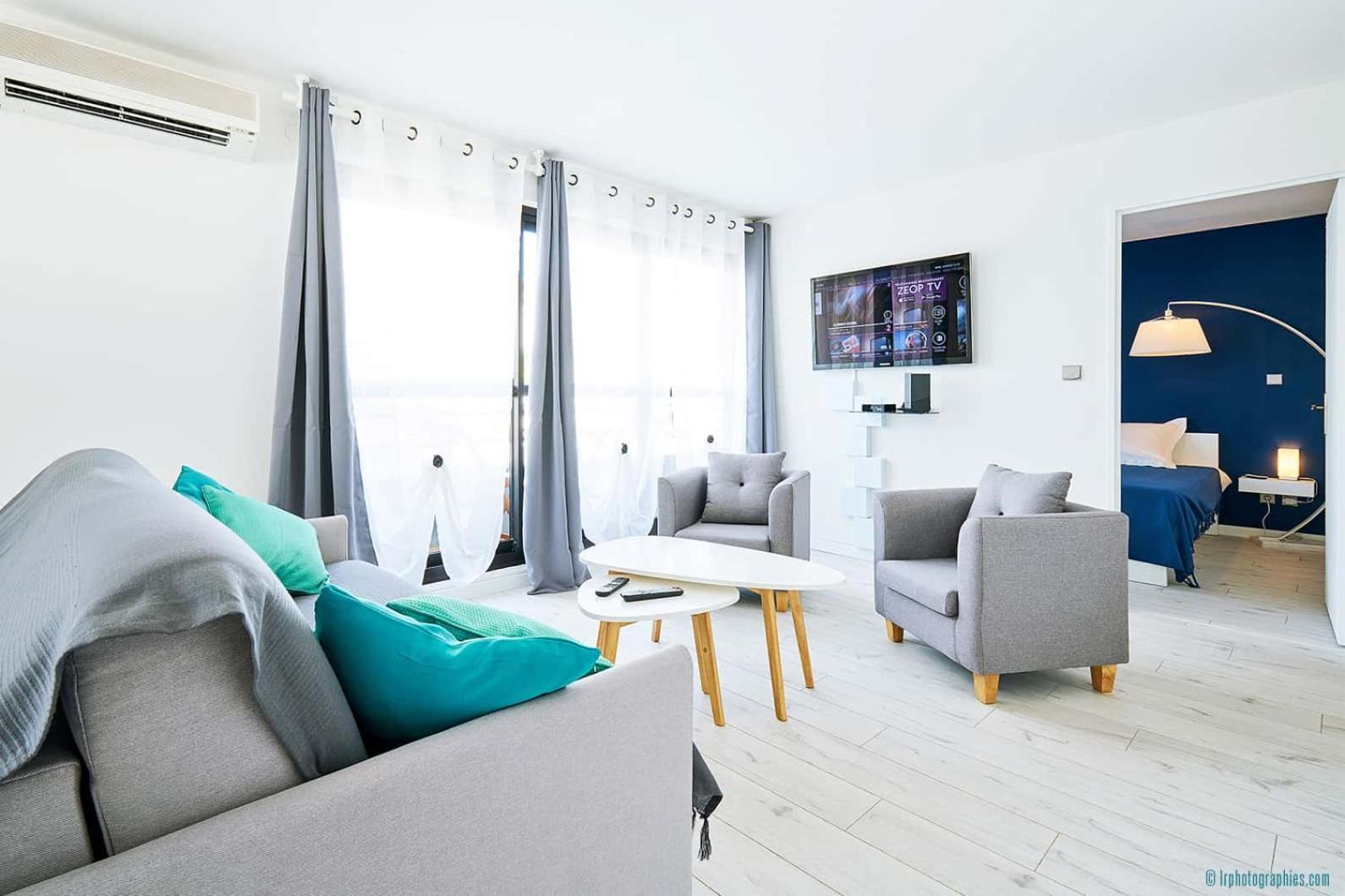 T2 Cosy A 100M De La Plage, Saint-Pierre, Luma Appart Bagian luar foto