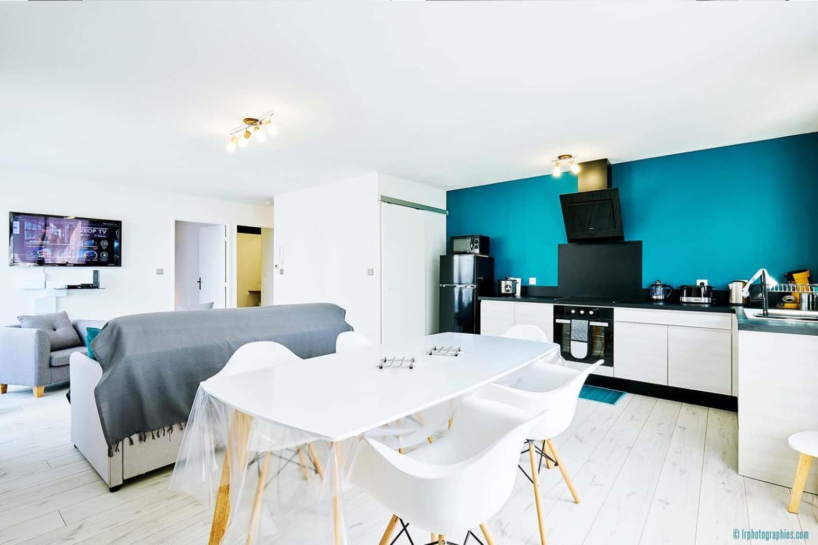 T2 Cosy A 100M De La Plage, Saint-Pierre, Luma Appart Bagian luar foto